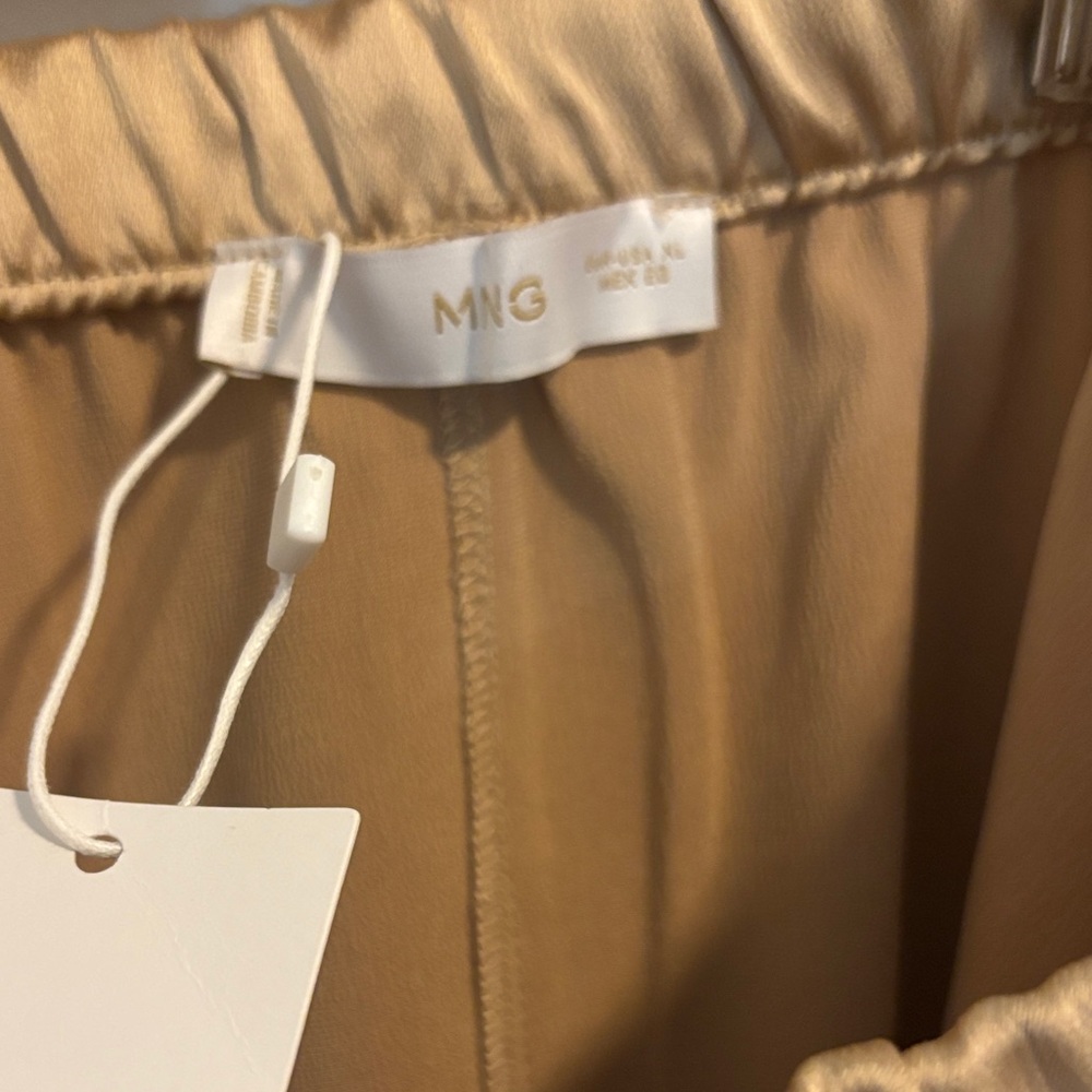 Mango Beige Women's Silky Skirt *NWT* - Picture 7 of 8